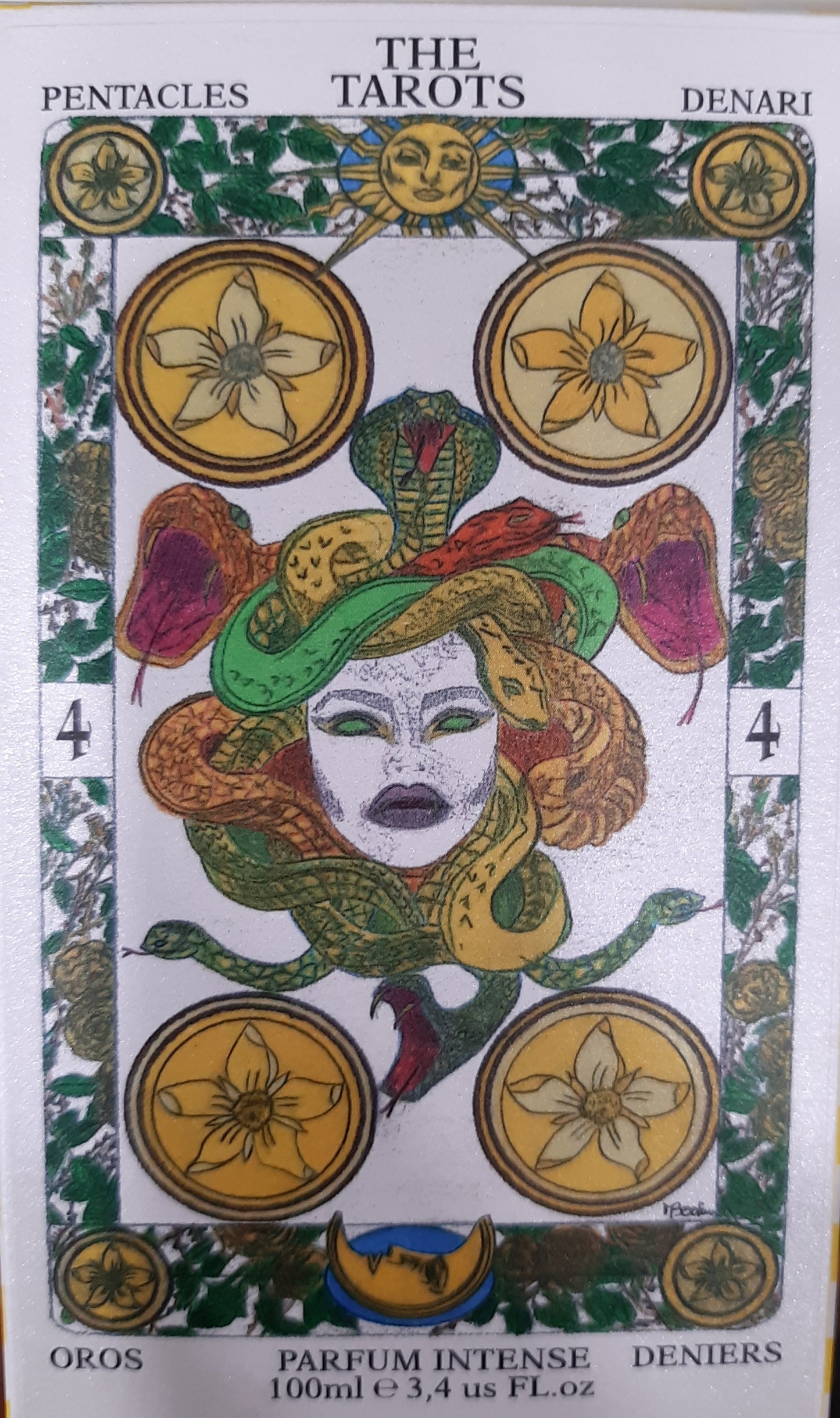 FOUR OF PENTACLES, QUATTRO DI DENARI