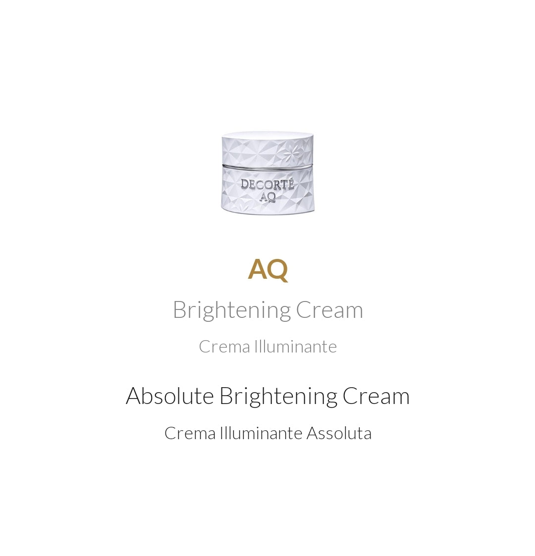 AQ Absolute Brightening Cream 25ml – Atelier Artistic Parfum