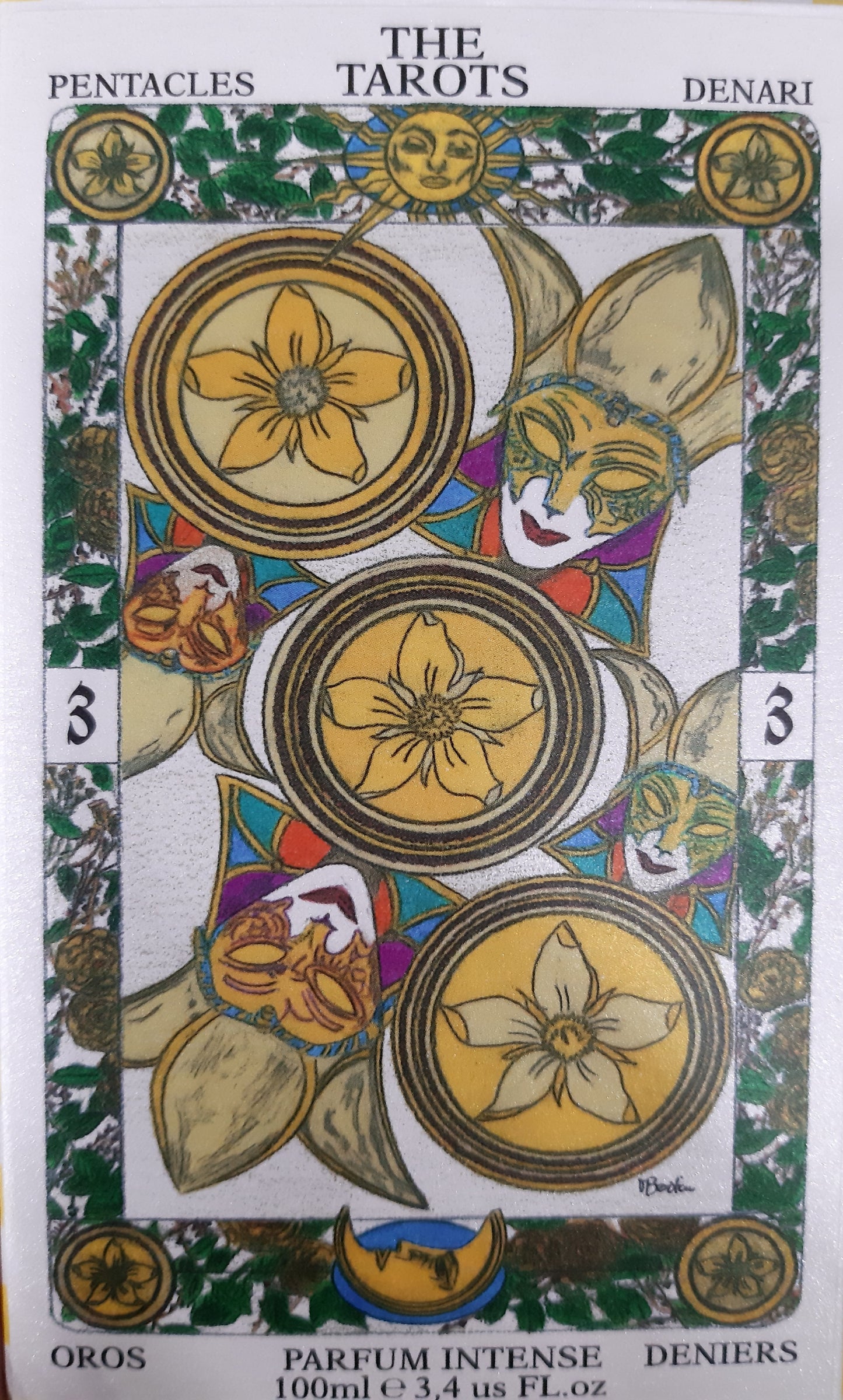 THREE OF PENTACLES,TRE DI DENARI