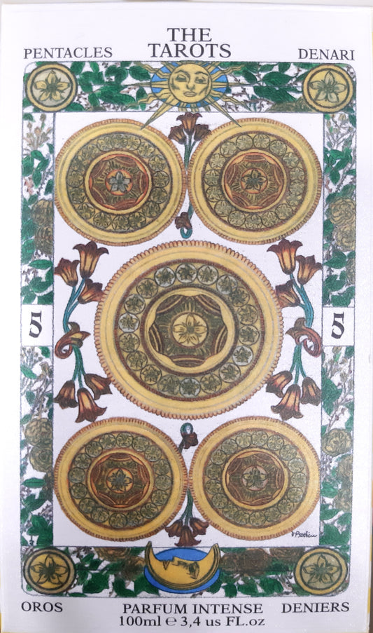 FIVE OF PENTACLES, CINQUE DI DENARI