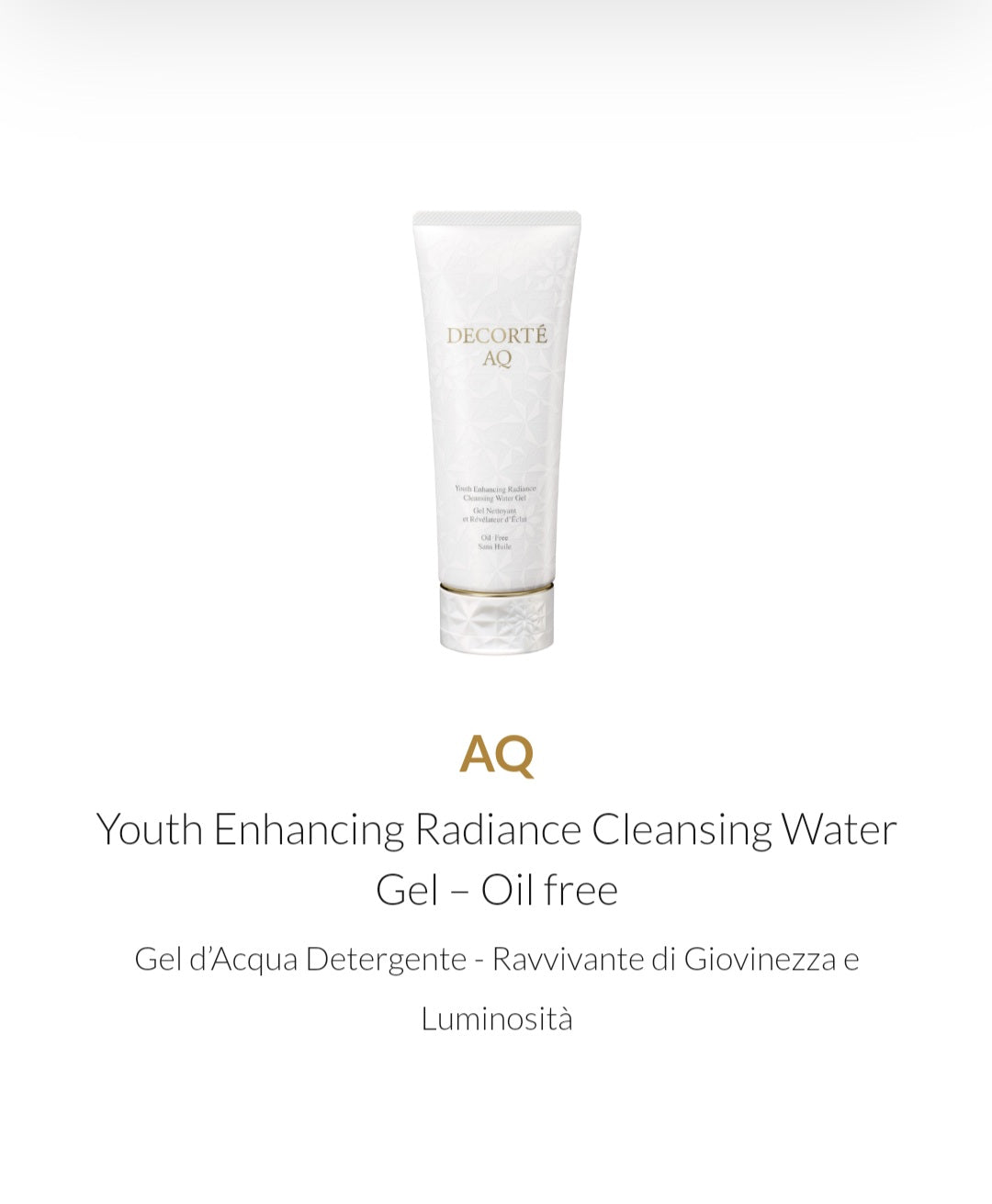 Cleansing Water Gel